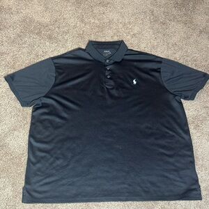 Polo Ralph Lauren Performance Black Polo Shirt Men’s XXL